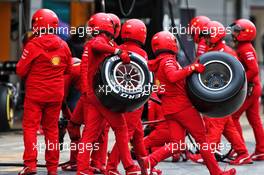 Ferrari practices a pit stop. 28.02.2020. Formula One Testing, Day Three, Barcelona, Spain. Friday.