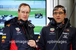 (L to R): Paul Monaghan (GBR) Red Bull Racing Chief Engineer with Pierre Wache (FRA) Red Bull Racing Technical Director. 27.02.2020. Formula One Testing, Day Two, Barcelona, Spain. Thursday.