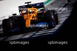 Carlos Sainz Jr (ESP) McLaren MCL35. 26.02.2020. Formula One Testing, Day One, Barcelona, Spain. Wednesday.
