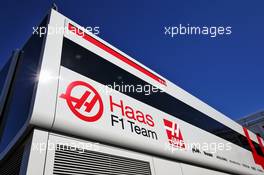Haas F1 Team truck in the paddock. 26.02.2020. Formula One Testing, Day One, Barcelona, Spain. Wednesday.