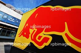 Red Bull Racing truck and Red Bull Energy Station. 26.02.2020. Formula One Testing, Day One, Barcelona, Spain. Wednesday.