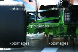 McLaren rear diffuser.  26.02.2020. Formula One Testing, Day One, Barcelona, Spain. Wednesday.
