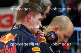 Max Verstappen (NLD) Red Bull Racing with Gianpiero Lambiase (ITA) Red Bull Racing Engineer. 26.02.2020. Formula One Testing, Day One, Barcelona, Spain. Wednesday.