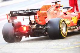 Sebastian Vettel (GER) Ferrari SF1000 rear diffuser. 26.02.2020. Formula One Testing, Day One, Barcelona, Spain. Wednesday.