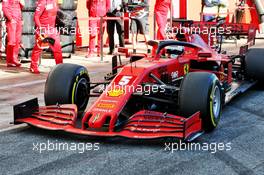 Sebastian Vettel (GER) Ferrari SF1000 front wing. 26.02.2020. Formula One Testing, Day One, Barcelona, Spain. Wednesday.