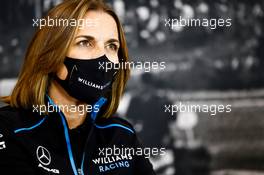 Claire Williams (GBR) Williams Racing Deputy Team Principal in the FIA Press Conference. 28.08.2020. Formula 1 World Championship, Rd 7, Belgian Grand Prix, Spa Francorchamps, Belgium, Practice Day.