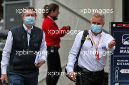 (L to R): Gary Connely (AUS) FIA Steward and CAMS with Johnny Herbert (GBR) Sky Sports F1 Presenter / FIA Steward. 28.08.2020. Formula 1 World Championship, Rd 7, Belgian Grand Prix, Spa Francorchamps, Belgium, Practice Day.