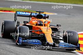 Carlos Sainz Jr (ESP) McLaren MCL35. 28.08.2020. Formula 1 World Championship, Rd 7, Belgian Grand Prix, Spa Francorchamps, Belgium, Practice Day.