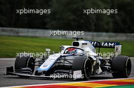George Russell (GBR) Williams Racing FW43. 28.08.2020. Formula 1 World Championship, Rd 7, Belgian Grand Prix, Spa Francorchamps, Belgium, Practice Day.