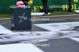 Grid atmosphere - tribute to Anthoine Hubert. 30.08.2020. Formula 1 World Championship, Rd 7, Belgian Grand Prix, Spa Francorchamps, Belgium, Race Day.