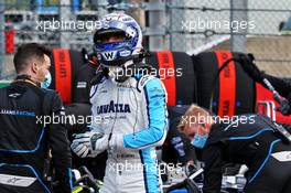 Nicholas Latifi (CDN) Williams Racing on the grid. 30.08.2020. Formula 1 World Championship, Rd 7, Belgian Grand Prix, Spa Francorchamps, Belgium, Race Day.