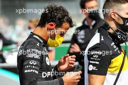 Daniel Ricciardo (AUS) Renault F1 Team on the grid. 30.08.2020. Formula 1 World Championship, Rd 7, Belgian Grand Prix, Spa Francorchamps, Belgium, Race Day.