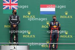 Lewis Hamilton (GBR), Mercedes AMG F1  and Max Verstappen (NLD), Red Bull Racing  30.08.2020. Formula 1 World Championship, Rd 7, Belgian Grand Prix, Spa Francorchamps, Belgium, Race Day.