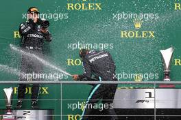 Valtteri Bottas (FIN), Mercedes AMG F1 and Lewis Hamilton (GBR), Mercedes AMG F1   30.08.2020. Formula 1 World Championship, Rd 7, Belgian Grand Prix, Spa Francorchamps, Belgium, Race Day.
