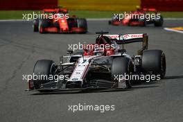 Kimi Raikkonen (FIN) Alfa Romeo Racing C39. 30.08.2020. Formula 1 World Championship, Rd 7, Belgian Grand Prix, Spa Francorchamps, Belgium, Race Day.
