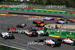 The start of the race. 30.08.2020. Formula 1 World Championship, Rd 7, Belgian Grand Prix, Spa Francorchamps, Belgium, Race Day.
