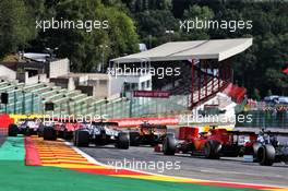 The start of the race. 30.08.2020. Formula 1 World Championship, Rd 7, Belgian Grand Prix, Spa Francorchamps, Belgium, Race Day.