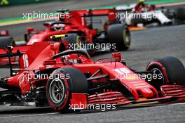 Charles Leclerc (MON) Ferrari SF1000. 30.08.2020. Formula 1 World Championship, Rd 7, Belgian Grand Prix, Spa Francorchamps, Belgium, Race Day.