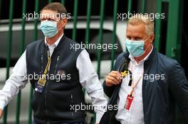 (L to R): Gary Connely (AUS) FIA Steward and CAMS with Johnny Herbert (GBR) Sky Sports F1 Presenter / FIA Steward. 29.08.2020. Formula 1 World Championship, Rd 7, Belgian Grand Prix, Spa Francorchamps, Belgium, Qualifying Day.