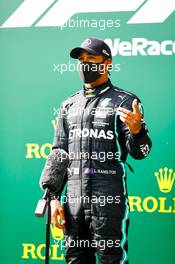 Lewis Hamilton (GBR) Mercedes AMG F1 in qualifying parc ferme. 29.08.2020. Formula 1 World Championship, Rd 7, Belgian Grand Prix, Spa Francorchamps, Belgium, Qualifying Day.