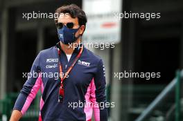 Sergio Perez (MEX) Racing Point F1 Team. 27.08.2020. Formula 1 World Championship, Rd 7, Belgian Grand Prix, Spa Francorchamps, Belgium, Preparation Day.