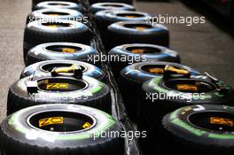 Renault F1 Team - Pirelli tyres. 27.08.2020. Formula 1 World Championship, Rd 7, Belgian Grand Prix, Spa Francorchamps, Belgium, Preparation Day.