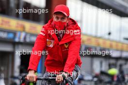 Sebastian Vettel (GER) Ferrari rides the circuit. 27.08.2020. Formula 1 World Championship, Rd 7, Belgian Grand Prix, Spa Francorchamps, Belgium, Preparation Day.