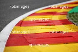 Circuit atmosphere - kerb detail. 27.08.2020. Formula 1 World Championship, Rd 7, Belgian Grand Prix, Spa Francorchamps, Belgium, Preparation Day.