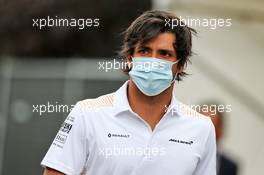 Carlos Sainz Jr (ESP) McLaren. 27.08.2020. Formula 1 World Championship, Rd 7, Belgian Grand Prix, Spa Francorchamps, Belgium, Preparation Day.