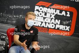 Kevin Magnussen (DEN) Haas F1 Team in the FIA Press Conference. 27.08.2020. Formula 1 World Championship, Rd 7, Belgian Grand Prix, Spa Francorchamps, Belgium, Preparation Day.