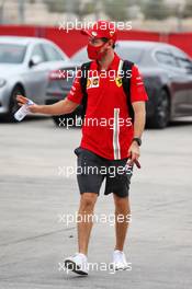 Sebastian Vettel (GER) Ferrari. 27.11.2020. Formula 1 World Championship, Rd 15, Bahrain Grand Prix, Sakhir, Bahrain, Practice Day