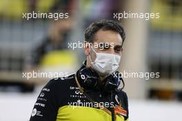 Cyril Abiteboul (FRA) Renault Sport F1 Managing Director on the grid. 29.11.2020. Formula 1 World Championship, Rd 15, Bahrain Grand Prix, Sakhir, Bahrain, Race Day.