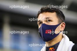 Alexander Albon (THA) Red Bull Racing on the grid. 29.11.2020. Formula 1 World Championship, Rd 15, Bahrain Grand Prix, Sakhir, Bahrain, Race Day.
