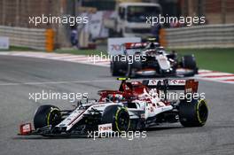 Antonio Giovinazzi (ITA) Alfa Romeo Racing C39. 29.11.2020. Formula 1 World Championship, Rd 15, Bahrain Grand Prix, Sakhir, Bahrain, Race Day.