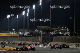 Max Verstappen (NLD) Red Bull Racing RB16 at the restart of the race. 29.11.2020. Formula 1 World Championship, Rd 15, Bahrain Grand Prix, Sakhir, Bahrain, Race Day.