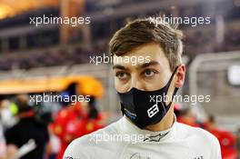 George Russell (GBR) Williams Racing in the pits while the race is stopped. 29.11.2020. Formula 1 World Championship, Rd 15, Bahrain Grand Prix, Sakhir, Bahrain, Race Day.