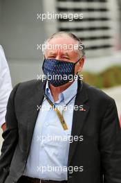 Jean Todt (FRA) FIA President. 28.11.2020. Formula 1 World Championship, Rd 15, Bahrain Grand Prix, Sakhir, Bahrain, Qualifying Day.
