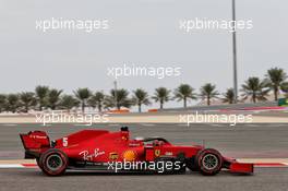 Sebastian Vettel (GER) Ferrari SF1000. 28.11.2020. Formula 1 World Championship, Rd 15, Bahrain Grand Prix, Sakhir, Bahrain, Qualifying Day.