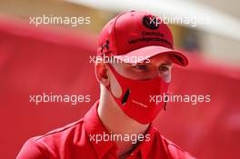 Mick Schumacher (GER) Ferrari Academy Driver. 26.11.2020. Formula 1 World Championship, Rd 15, Bahrain Grand Prix, Sakhir, Bahrain, Preparation Day.