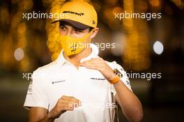 Lando Norris (GBR) McLaren. 26.11.2020. Formula 1 World Championship, Rd 15, Bahrain Grand Prix, Sakhir, Bahrain, Preparation Day.
