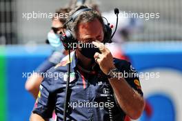 Christian Horner (GBR) Red Bull Racing Team Principal on the grid. 16.08.2020. Formula 1 World Championship, Rd 6, Spanish Grand Prix, Barcelona, Spain, Race Day.