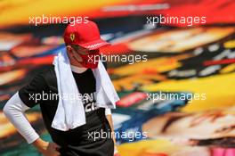 Charles Leclerc (MON) Ferrari on the grid. 16.08.2020. Formula 1 World Championship, Rd 6, Spanish Grand Prix, Barcelona, Spain, Race Day.