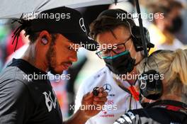 Lewis Hamilton (GBR) Mercedes AMG F1 on the grid. 16.08.2020. Formula 1 World Championship, Rd 6, Spanish Grand Prix, Barcelona, Spain, Race Day.