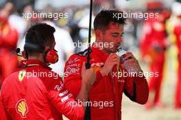 Charles Leclerc (MON) Ferrari on the grid. 16.08.2020. Formula 1 World Championship, Rd 6, Spanish Grand Prix, Barcelona, Spain, Race Day.