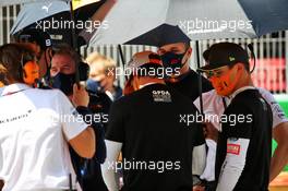 Carlos Sainz Jr (ESP) McLaren and Lando Norris (GBR) McLaren on the grid. 16.08.2020. Formula 1 World Championship, Rd 6, Spanish Grand Prix, Barcelona, Spain, Race Day.