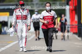 Kimi Raikkonen (FIN) Alfa Romeo Racing. 15.08.2020. Formula 1 World Championship, Rd 6, Spanish Grand Prix, Barcelona, Spain, Qualifying Day.