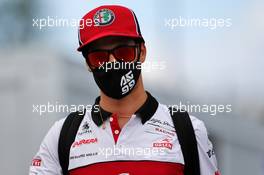 Antonio Giovinazzi (ITA) Alfa Romeo Racing. 16.08.2020. Formula 1 World Championship, Rd 6, Spanish Grand Prix, Barcelona, Spain, Race Day.