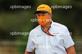 Zak Brown (USA) McLaren Executive Director. 16.08.2020. Formula 1 World Championship, Rd 6, Spanish Grand Prix, Barcelona, Spain, Race Day.