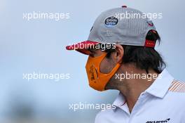 Carlos Sainz Jr (ESP) McLaren. 16.08.2020. Formula 1 World Championship, Rd 6, Spanish Grand Prix, Barcelona, Spain, Race Day.