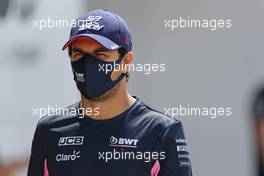 Sergio Perez (MEX) Racing Point F1 Team. 13.08.2020. Formula 1 World Championship, Rd 6, Spanish Grand Prix, Barcelona, Spain, Preparation Day.